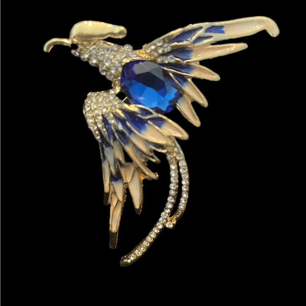 GOLDTONE‎ PHOENIX BROOCH OR NECKLACE